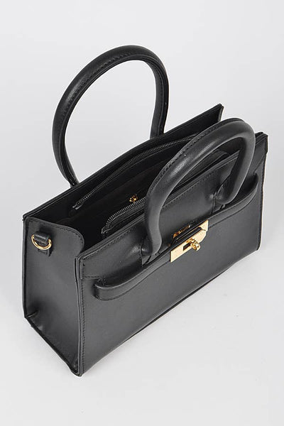 Double Handle Bag (Black)