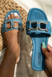 Brittney Sandal - Denim