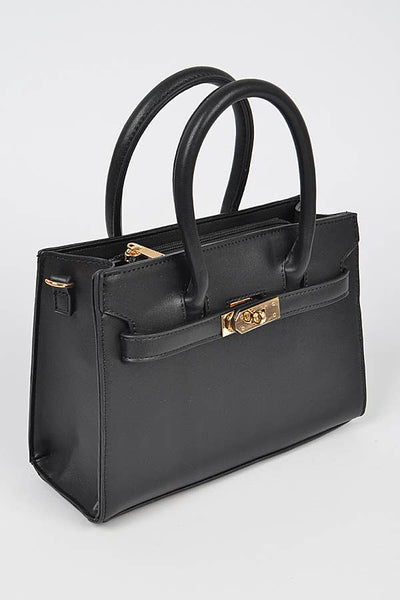 Double Handle Bag (Black)