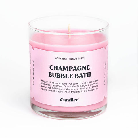 CHAMPAGNE BUBBLE BATH Candle - 9oz