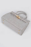 Double Handle Bag (Gray)