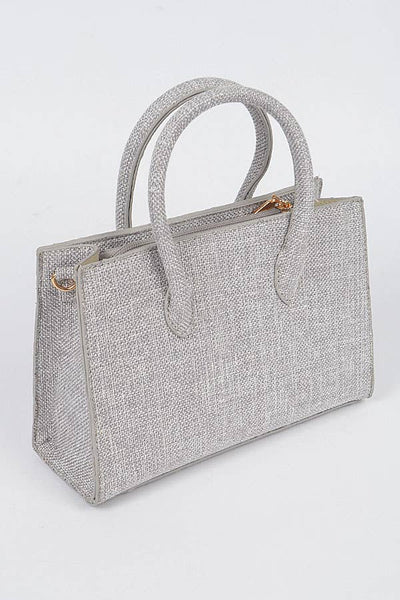 Double Handle Bag (Gray)