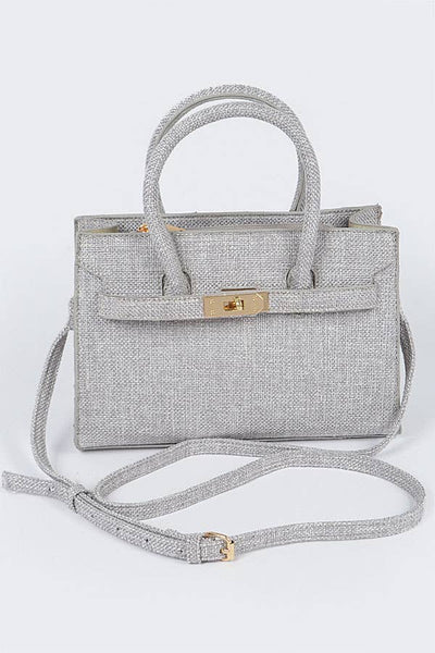 Double Handle Bag (Gray)