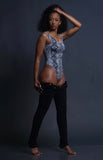 Grey Snake Bodysuit