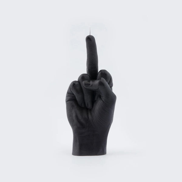 "F*ck You" CandleHand Gesture Candle (BLACK)