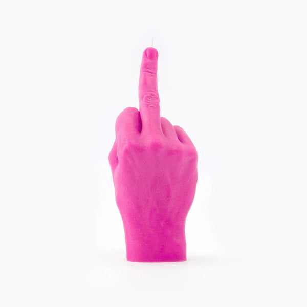 "F*ck You" CandleHand Gesture Candle (PINK)