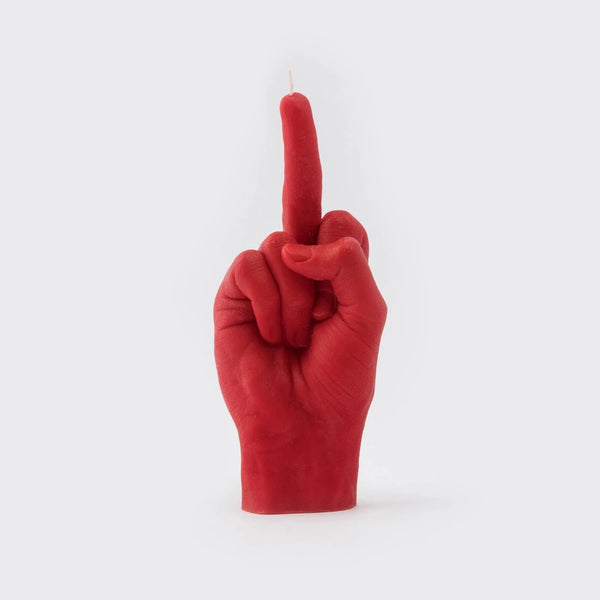 "F*ck You" CandleHand Gesture Candle (RED)